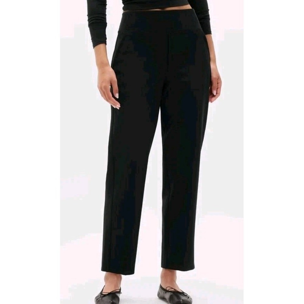 Athleta Endless High Rise Pant Black Size 16 PrimaStretch Travel Work Athleisure